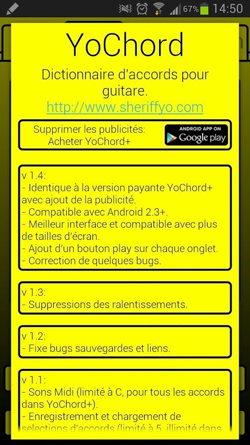 YoChord (Guitar chords)截图6