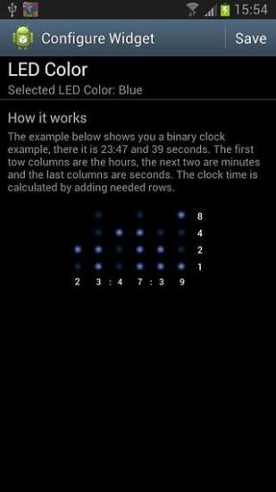 Binary Clock Widget截图1