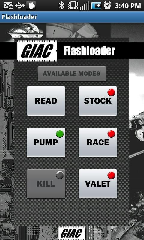 GIAC Flashloader Wireless App截图2