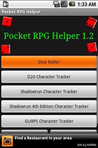 Pocket Tabletop RPG Helper截图1