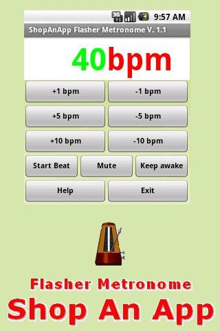 Flasher &amp; Sound Metronome awak截图2