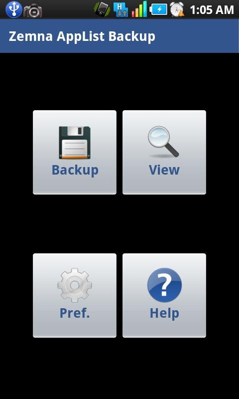 Zemna AppList Backup截图6