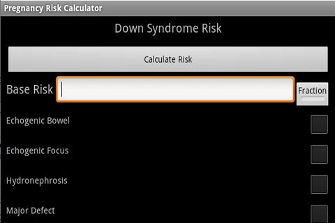 Pregnancy Risk Calculator截图1