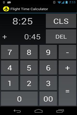 飞行时间计算器截图3