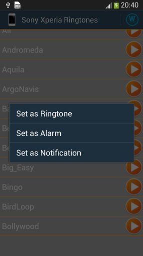 Sony Xperia Ringtones截图4