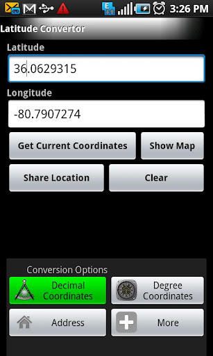 Longitude Latitude Convertor截图3