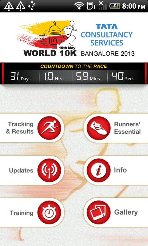 TCS World 10k Bangalore 2013截图2