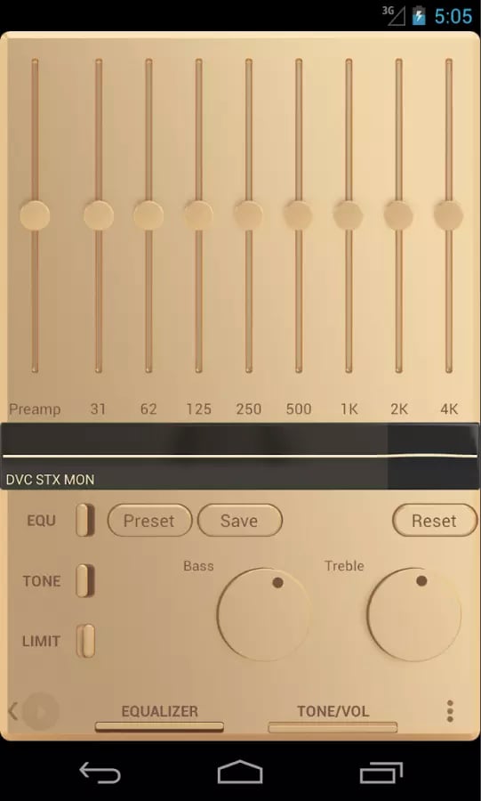 Poweramp Champagne Gold Skin截图4