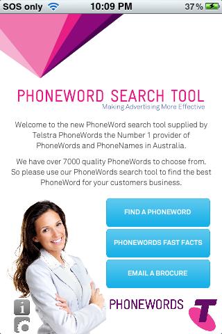 Telstra PhoneWords截图1