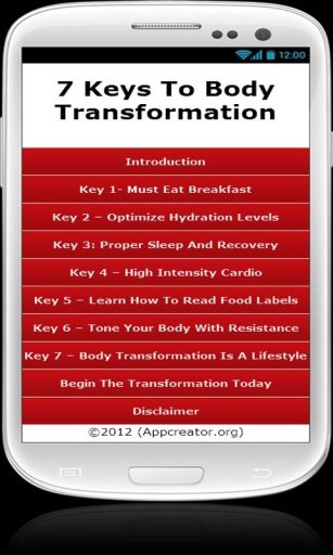 7 Keys To Body Transformation截图2