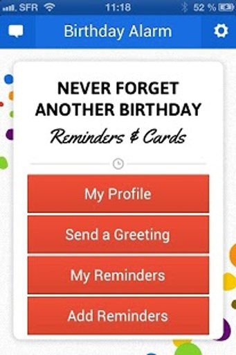 Birthday Alarm - Official App截图1