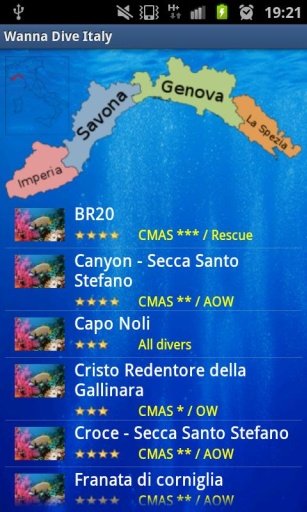 Dive Sites Italy Free截图5