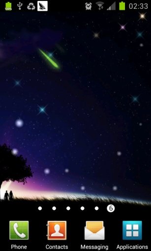 meteor and moon livewallpaper截图4