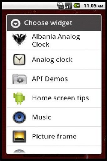 Albania Analog Clock截图3