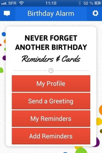 Birthday Alarm - Official App截图2