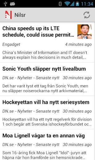 Nilsr (Google Reader)截图3