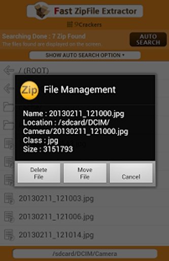 Fast Zip File Extracter (Auto)截图1