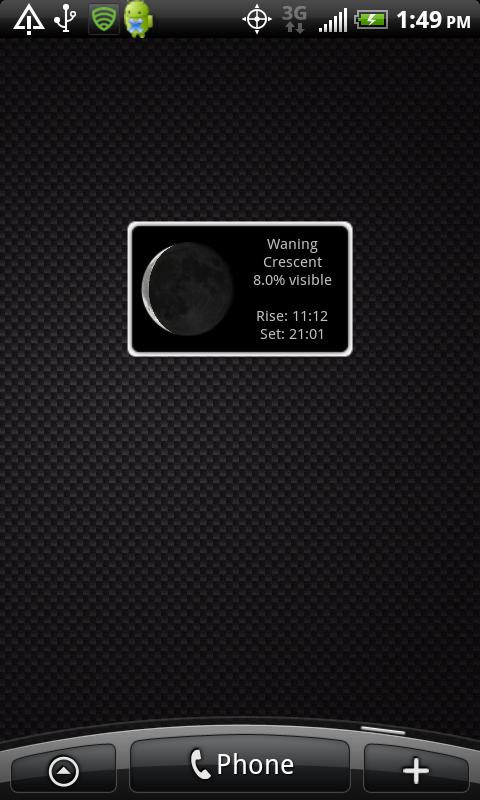 Moon Phase Widget Free截图2