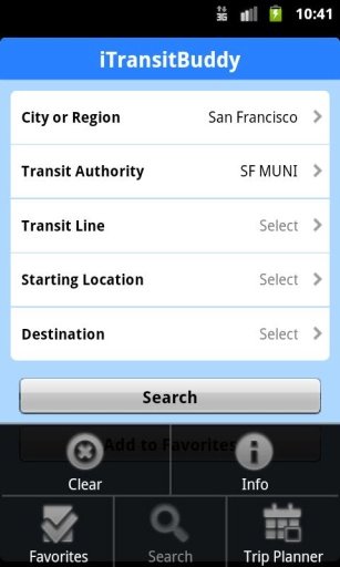 iTransitBuddy SF MUNI Lite截图2