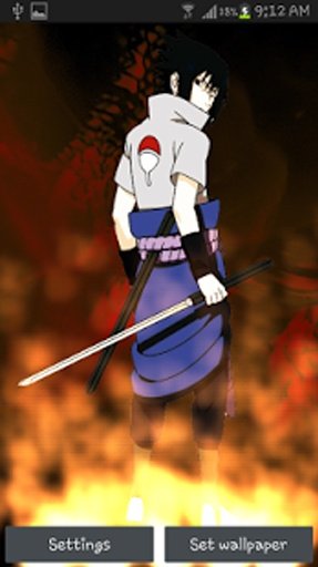 Sasuke Fire: Animated LWP截图1