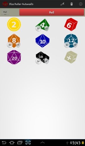 Dice Roller RPG Automails截图1