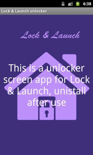 Lock &amp; Launch unlock截图2