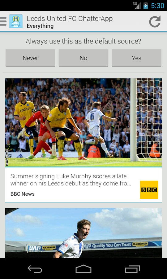 Leeds United FC ChatterApp截图2