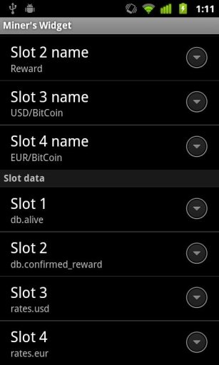 Miner's Widget截图4