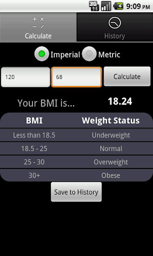 BMI FYI Calculator截图2