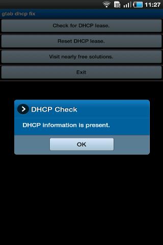 Galaxy Tab DHCP Fix Free截图2