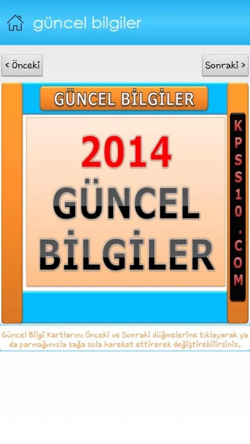 Güncel Bilgiler 2014 KPSS PMYO截图4