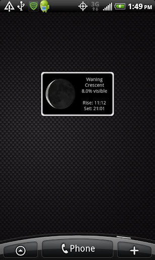 Moon Phase Widget Free截图1