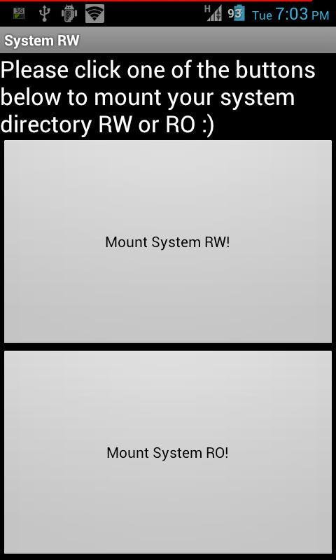 System RW/RO截图2