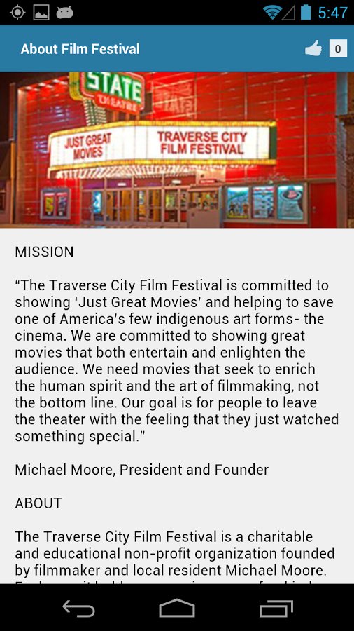 Traverse City Film Festival截图2