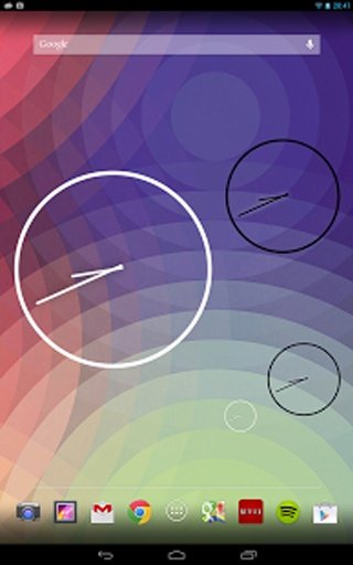 Resizable Analog Clock Widget截图1