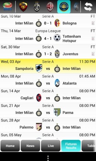 Serie A Live Score截图5