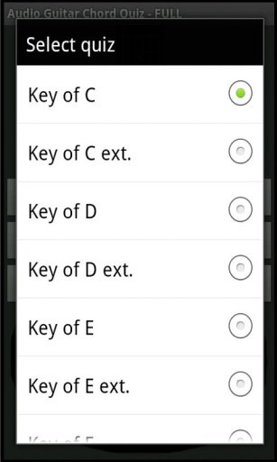 Audio Guitar Chord Quiz - FREE截图3