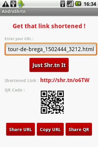 AndroShrtn URL Shortener截图5