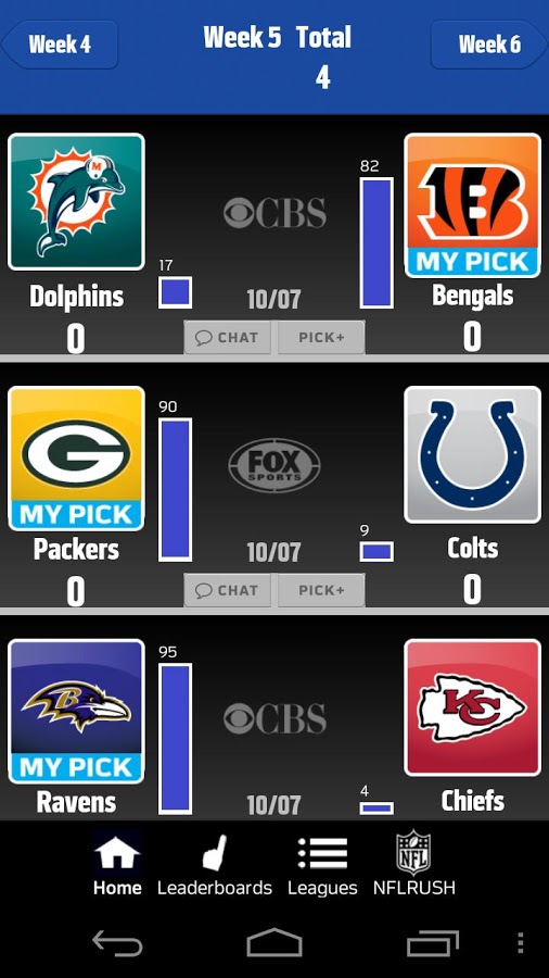 NFLRUSH Pick Em截图3