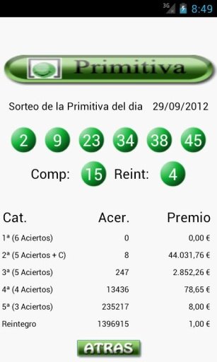 Loteria Primitiva截图5