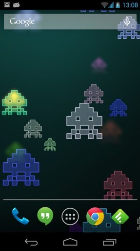 Space Invaders Live Wallpaper截图1