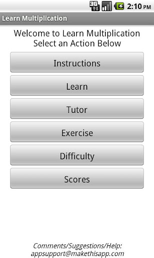 Learn Multiplication Free Demo截图2