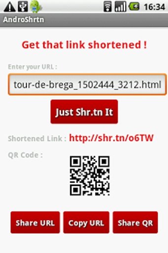 AndroShrtn URL Shortener截图6