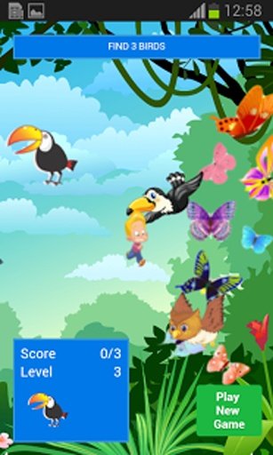 鸟免费动物园儿童游戏截图2