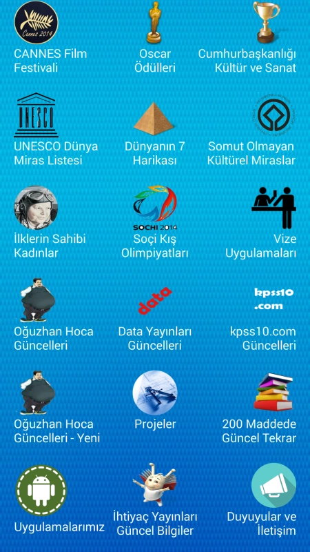 Güncel Bilgiler 2014 KPSS PMYO截图1