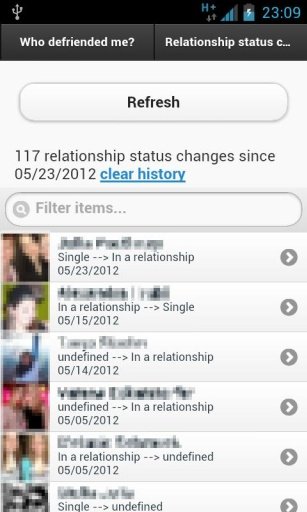 Relationship status changes截图4