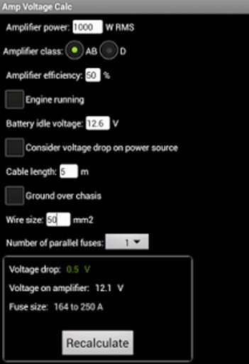 Amp Voltage Calc截图1