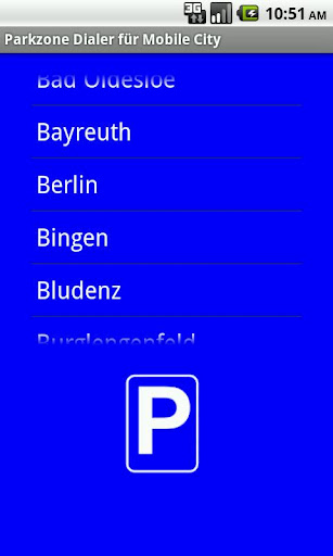 Parkzone Dialer f. Mobile City截图4