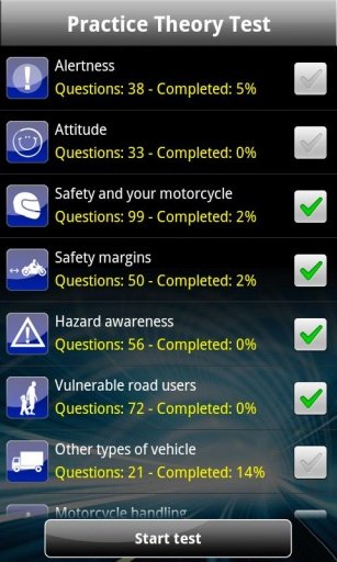 UK Motorcycle Theory Test Free截图7