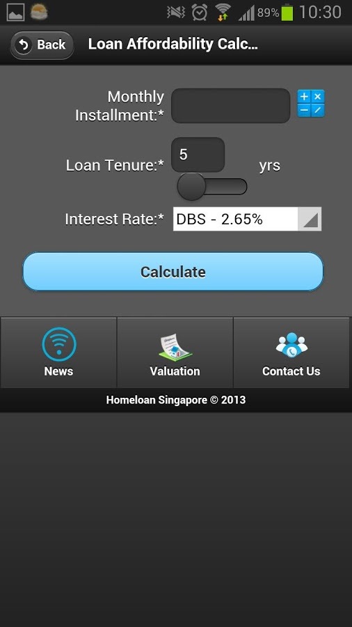 Singapore Mortgage Calculator截图7